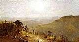 Study for 'The View from South Mountain, in the Catskills' by Sanford Robinson Gifford